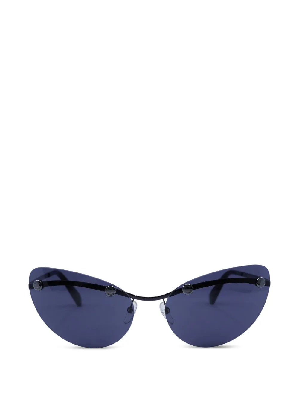 Moschino Eyewear Occhiali da sole cat-eye - Nero