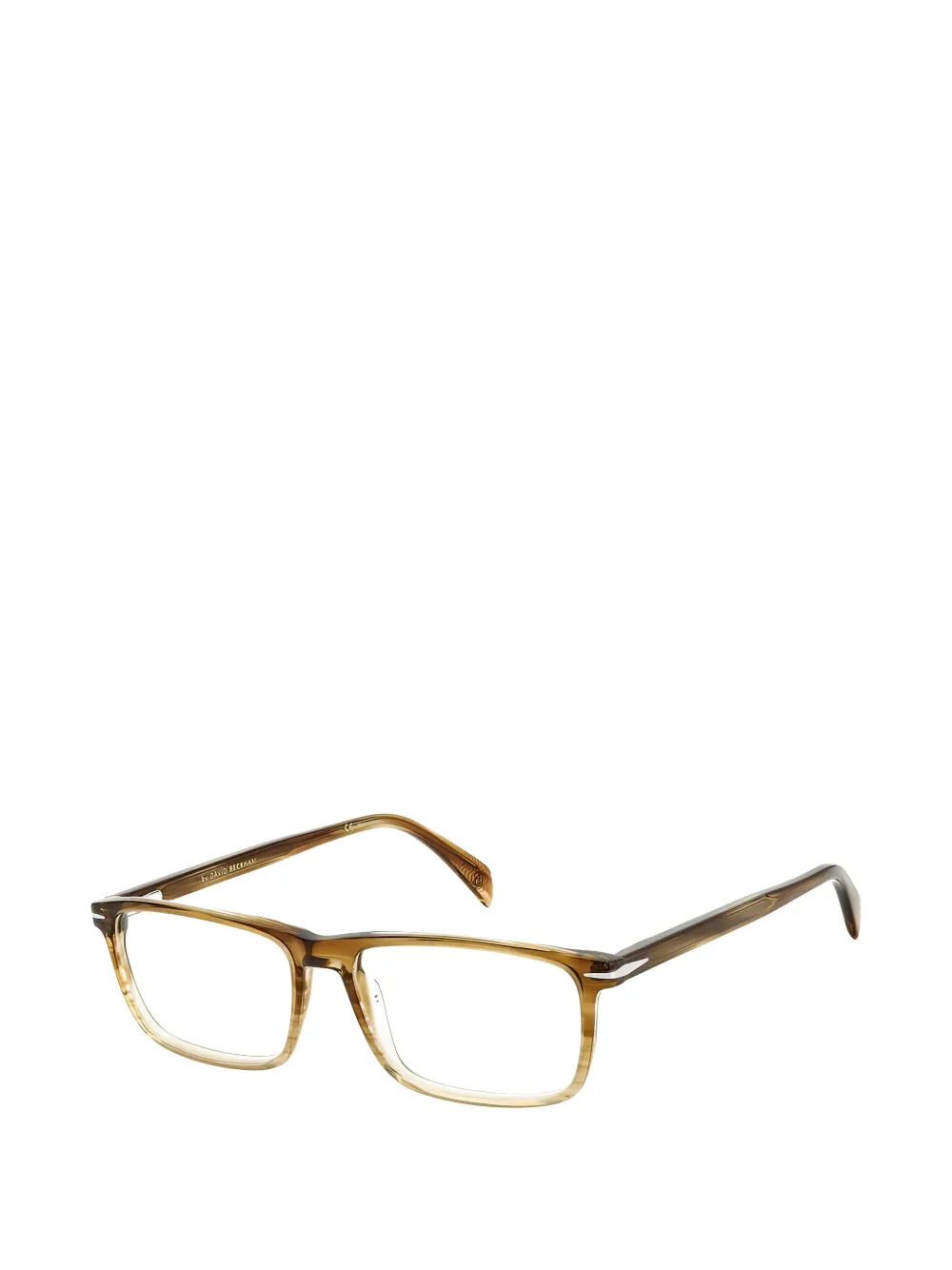  David Beckham Eyewear Gafas Con Montura Rectangular - Marrón 
