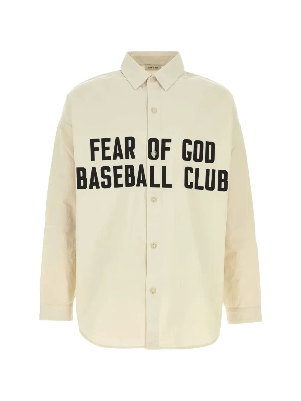 Fear Of God logo-print shirt - Neutrals