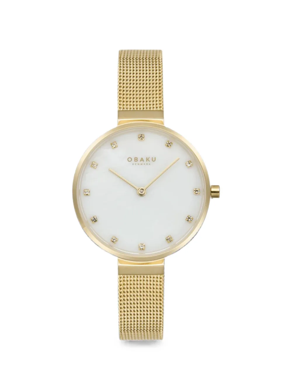 OBAKU mesh-strap 30mm watch - Bianco