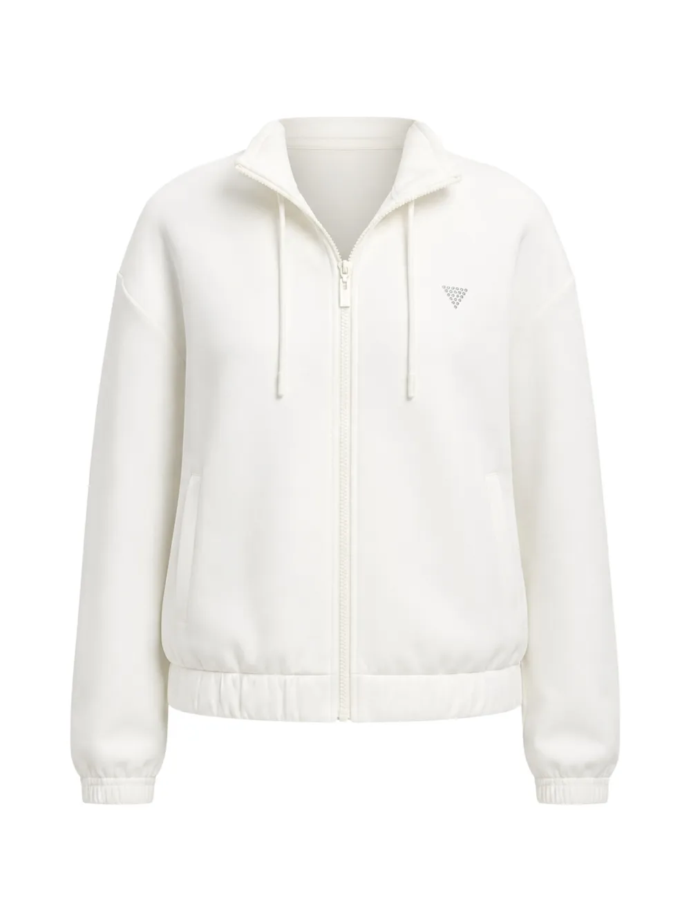 GUESS USA Felpa Cecilia con zip - Bianco
