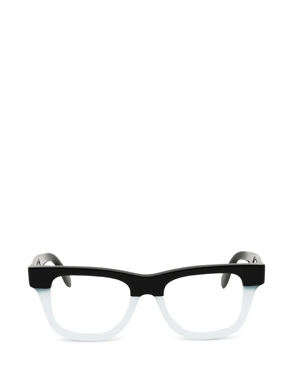 Palm Angels Eyewear two-tone square-frame glasses - Nero