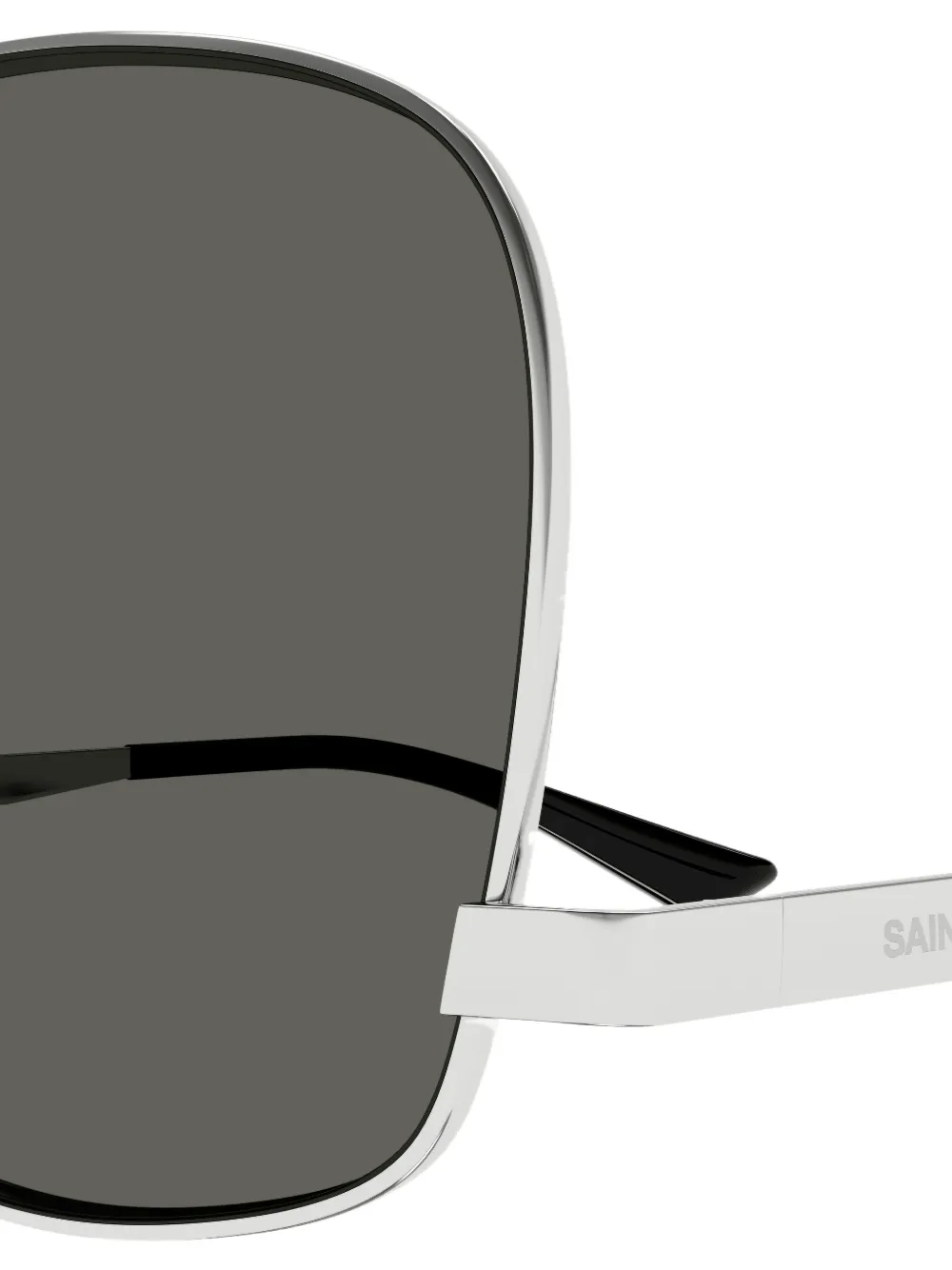 Saint Laurent Eyewear Zonnebril met piloten montuur Zilver