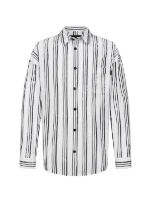 【新品】Juun.J ストライプ シャツ Juun.J ストライプ シャツ | ホワイト | FARFETCH JP