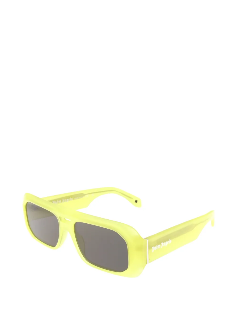Palm Angels Eyewear Willow zonnebril met rechthoekig montuur Geel