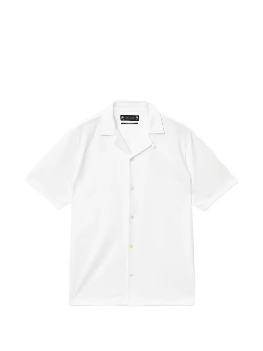 AllSaints Hudson short-sleeve shirt - Weiß