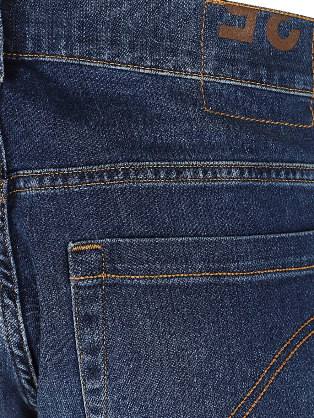 DONDUP George skinny jeans met vervaagd effect Blauw