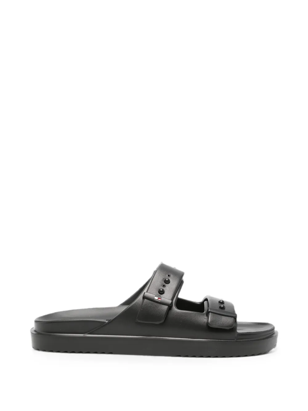 Tommy Hilfiger double-strap sandals Zwart