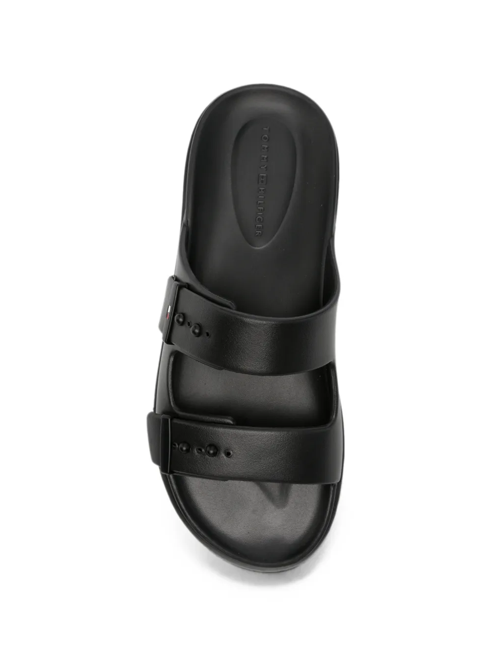 Tommy Hilfiger double-strap sandals Zwart