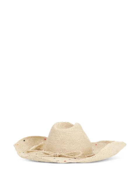 MC2 Saint Barth embroidered-details wide-brim hat