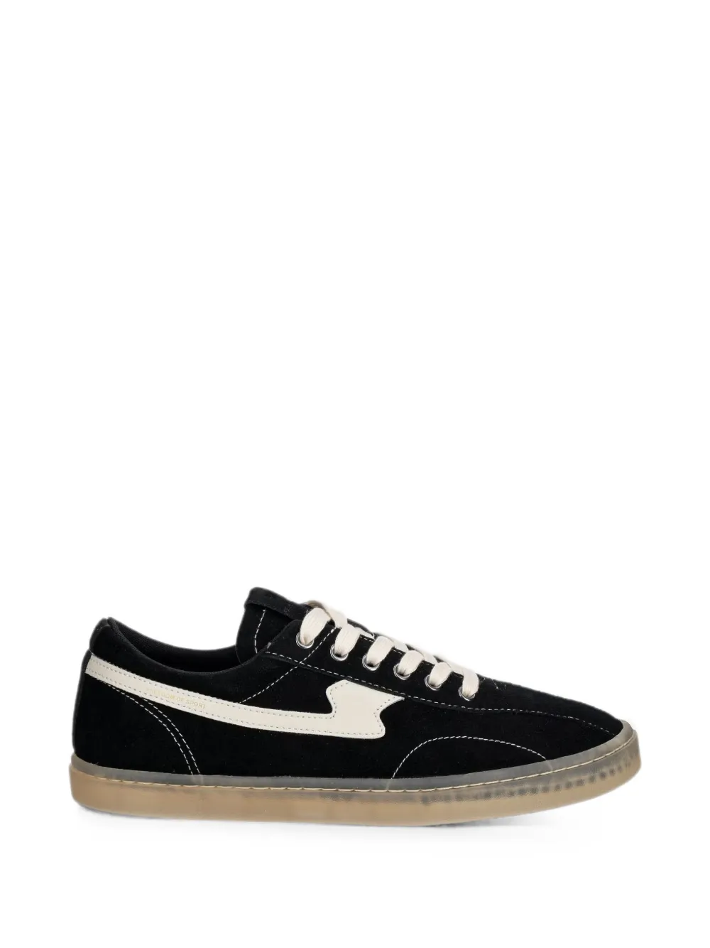 Stepney Workers Club S-Strike suede logo-patch sneakers - Nero