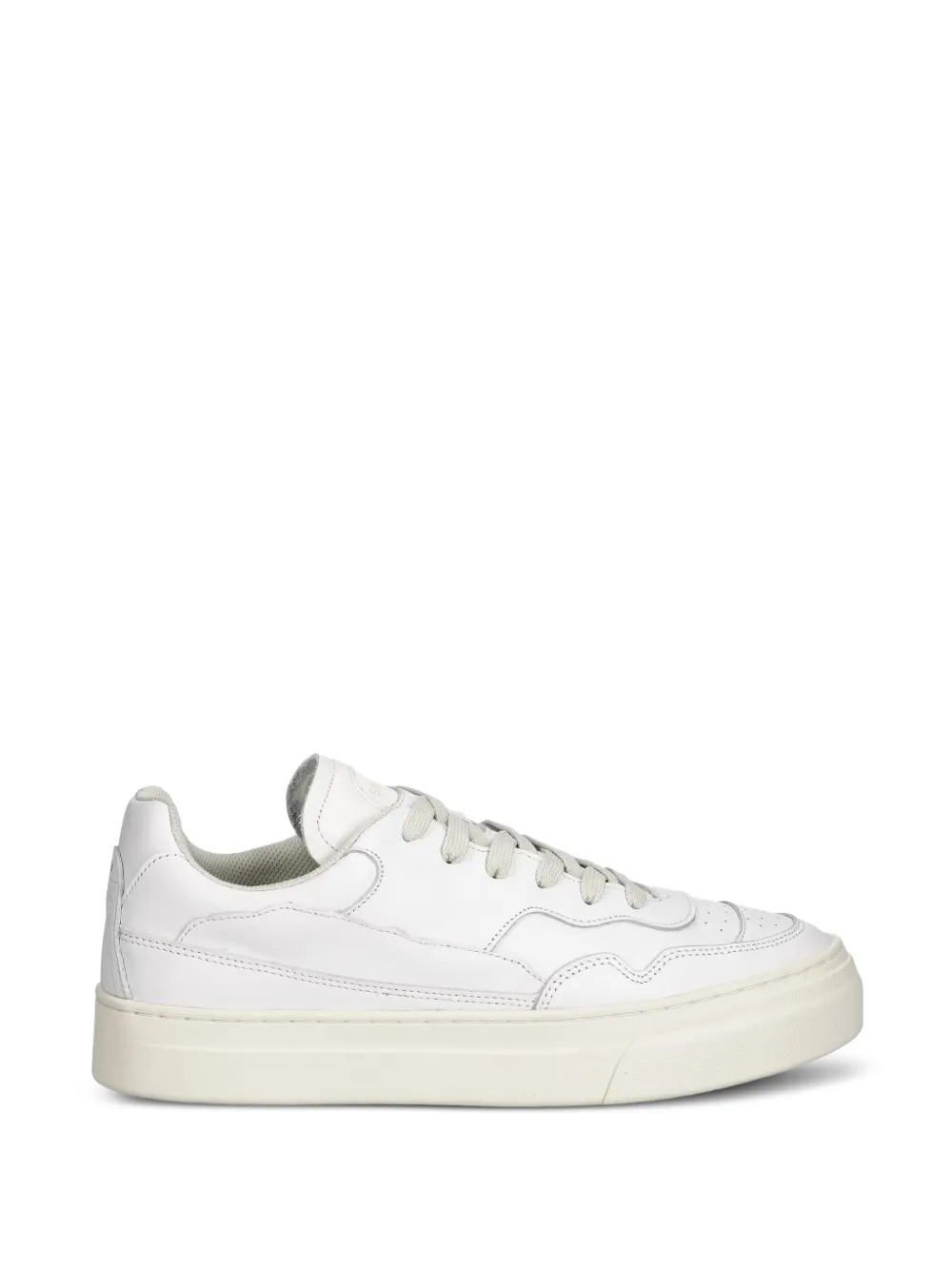 Stepney Workers Club OMNI paneled leather sneakers - Bianco