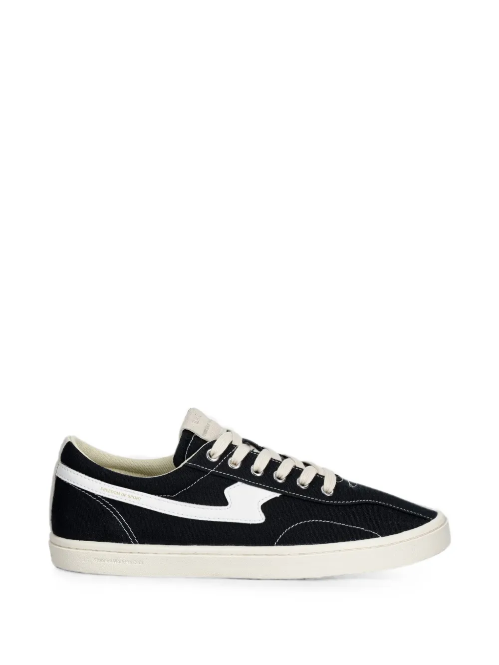 Stepney Workers Club S-Strike lace-up logo-patch sneakers - Nero