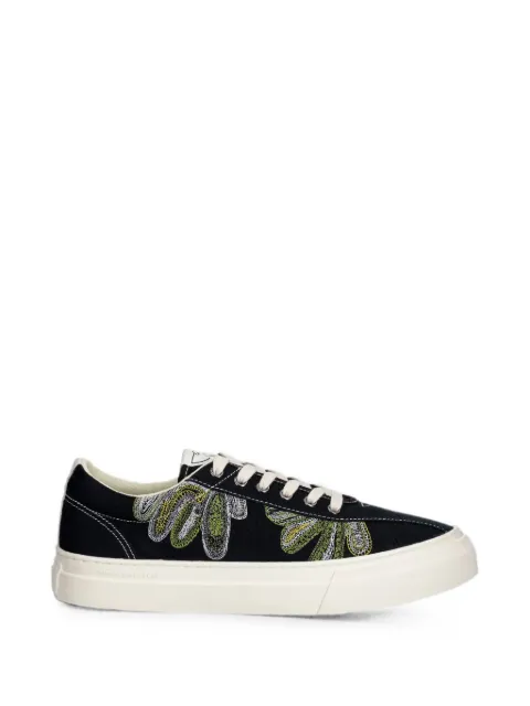Stepney Workers Club Dellow embroidered canvas sneakers