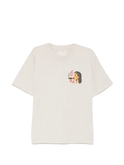 Melt graphic-printed T-shirt