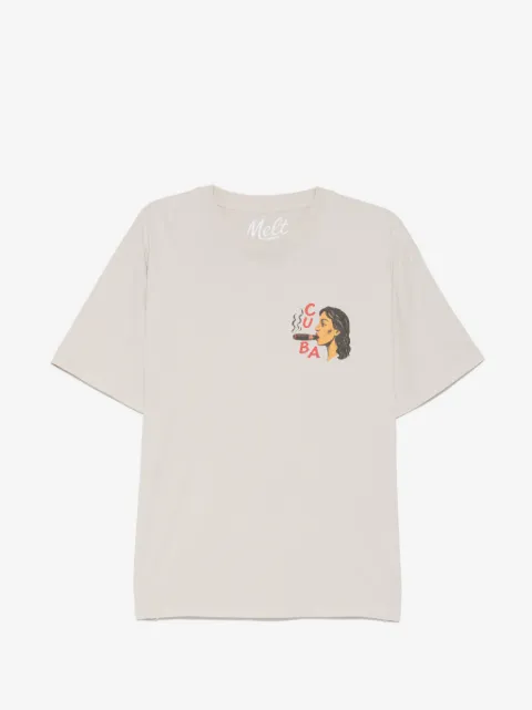 Melt graphic-printed T-shirt