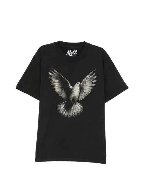 Melt dove printed T-shirt