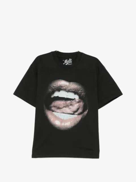 Melt graphic-print T-shirt