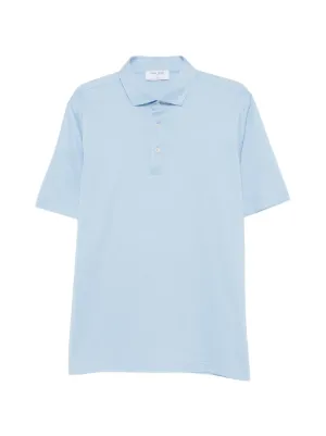 GRAN SASSO ポロシャツ Gran Sasso ジップ ポロシャツ | ブルー | FARFETCH JP