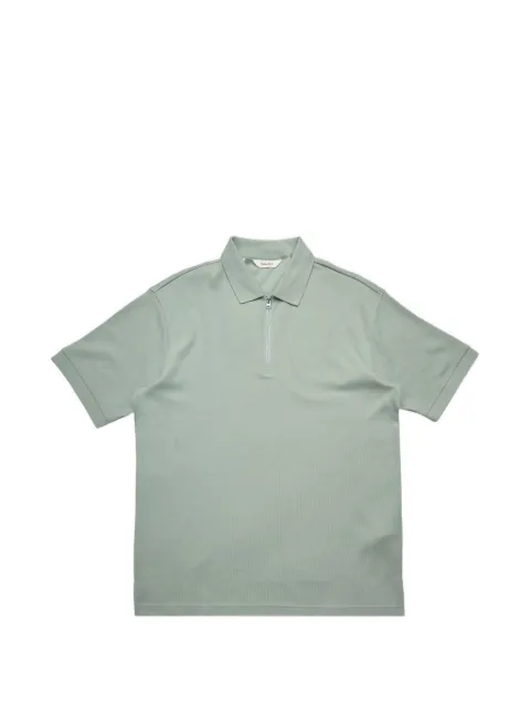 SELECTED Kristen half-zip knitted polo shirt
