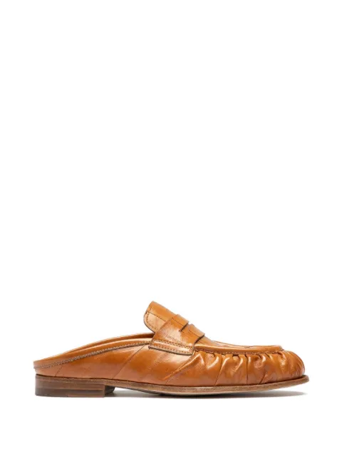 Officine Creative SOLITUDE 112 ruched penny-slot mules