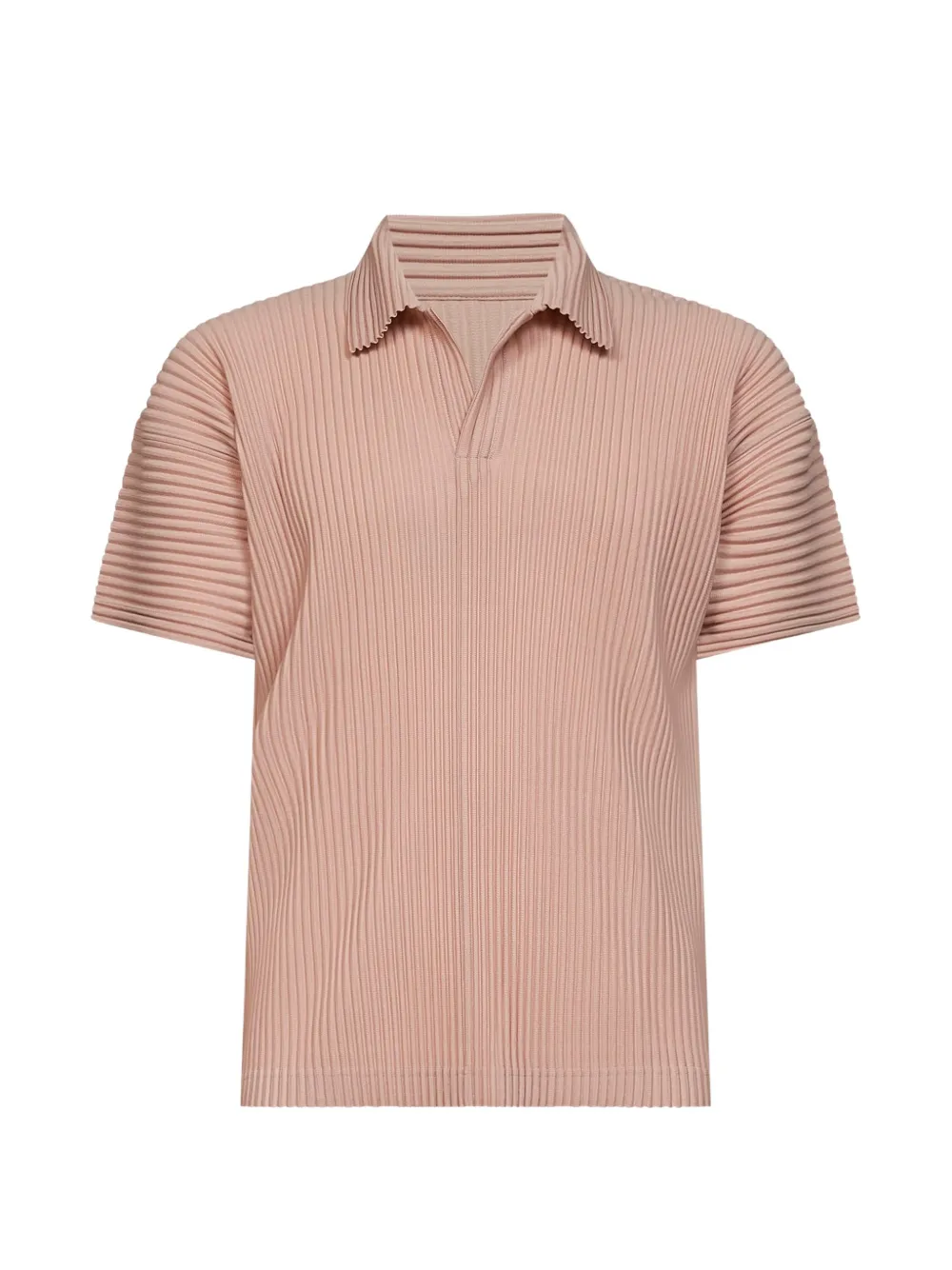 Homme Plissé Issey Miyake pleated polo shirt - Rosa