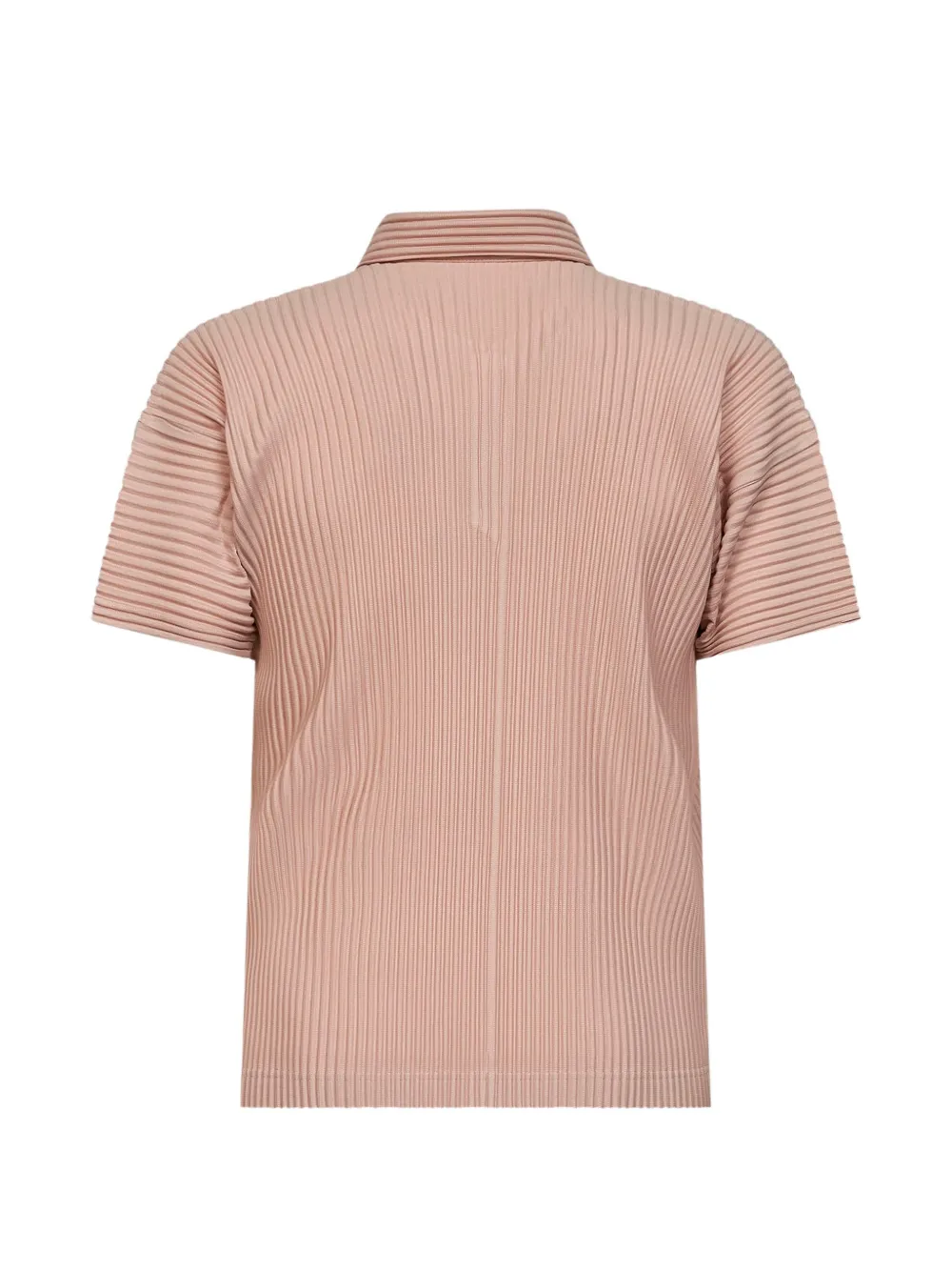 Homme Plissé Issey Miyake Geplooid poloshirt Roze