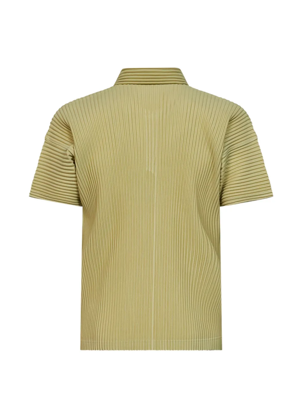 Homme Plissé Issey Miyake T-shirt met V-hals Groen