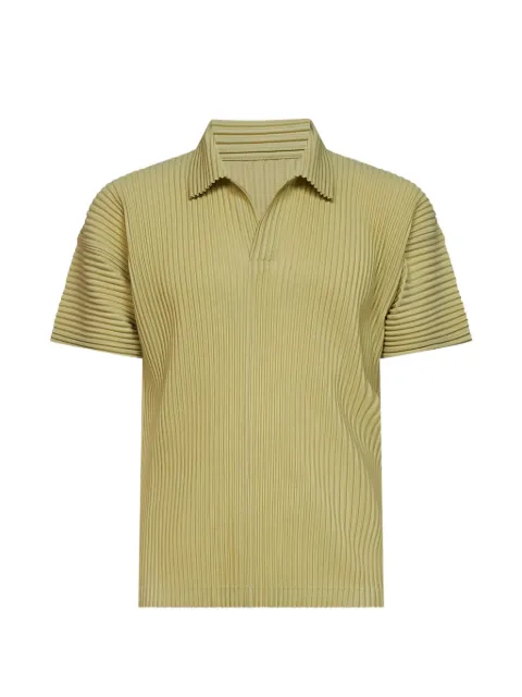 Homme Plissé Issey Miyake V-neck pleated T-shirt