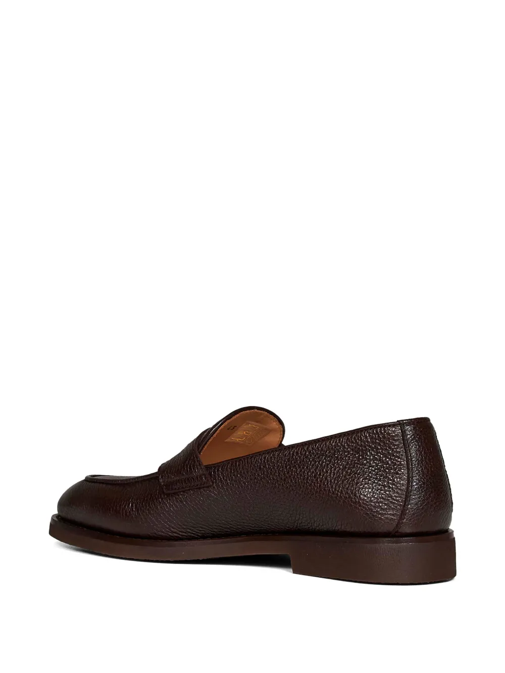 Brunello Cucinelli grained-leather penny loafers Bruin
