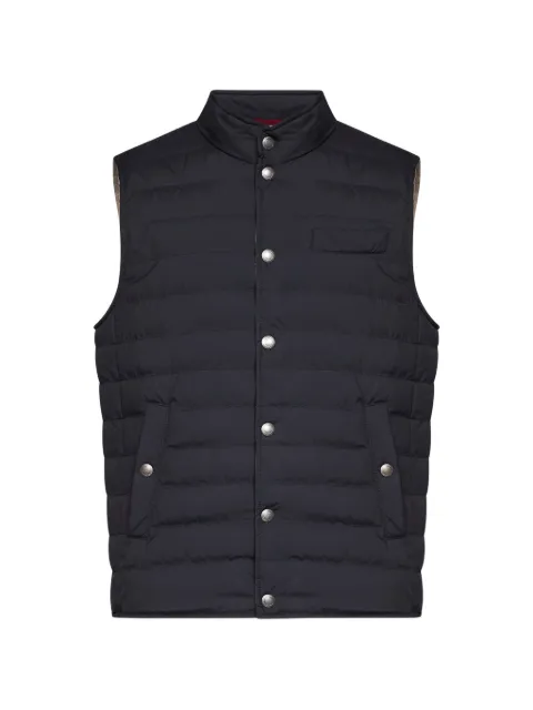 Brunello Cucinelli quilted sleeveless jacket