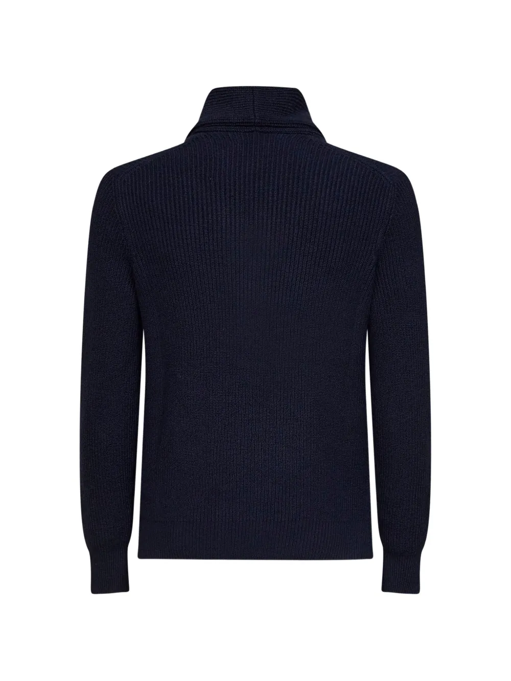 Brunello Cucinelli Solomeo vest met sjaalkraag Blauw
