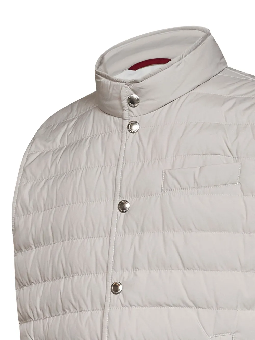 Brunello Cucinelli Gewatteerde bodywarmer Grijs