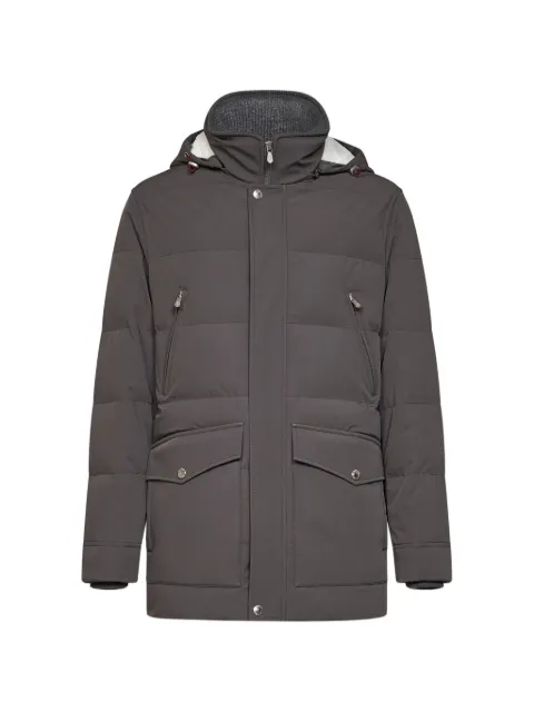 Brunello Cucinelli hooded padded jacket