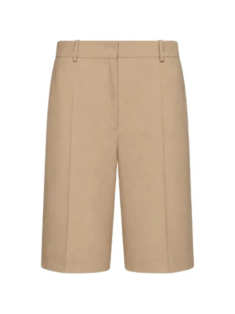 TOTEME shorts rectos con pinzas