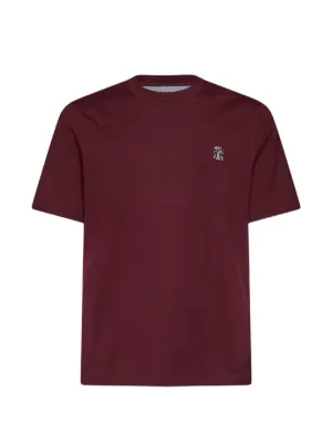 Maison Margiela エンブロイダリーロゴTシャツ | レッド | FARFETCH JP
