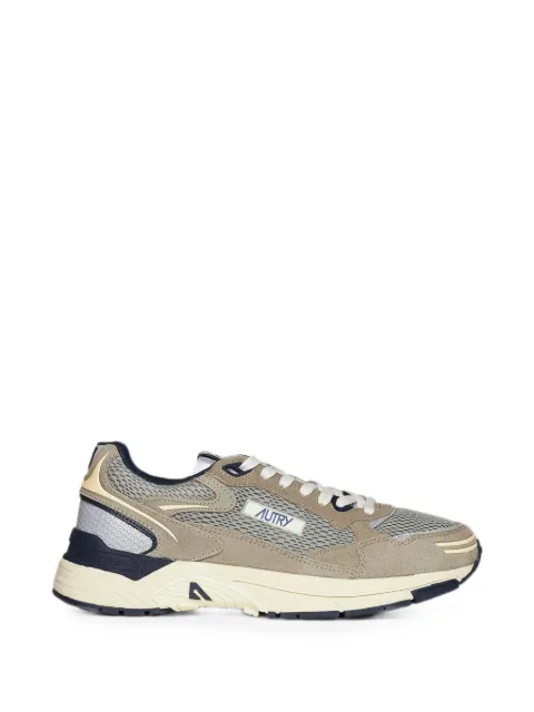 Autry Hyperway paneled mesh-suede sneakers