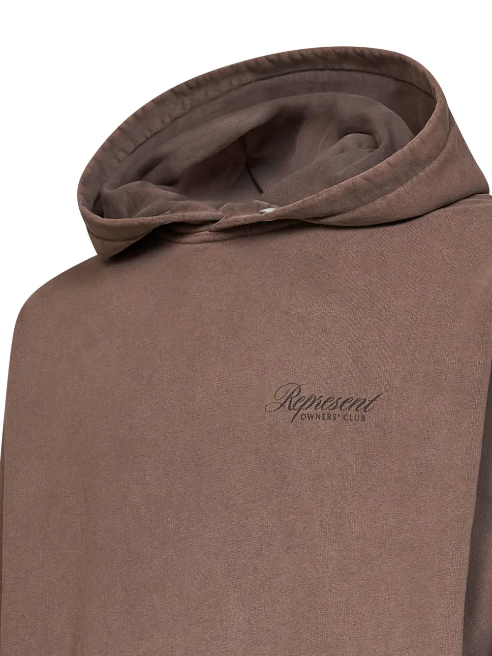 Represent Owners' Club logoprinten hoodie Bruin