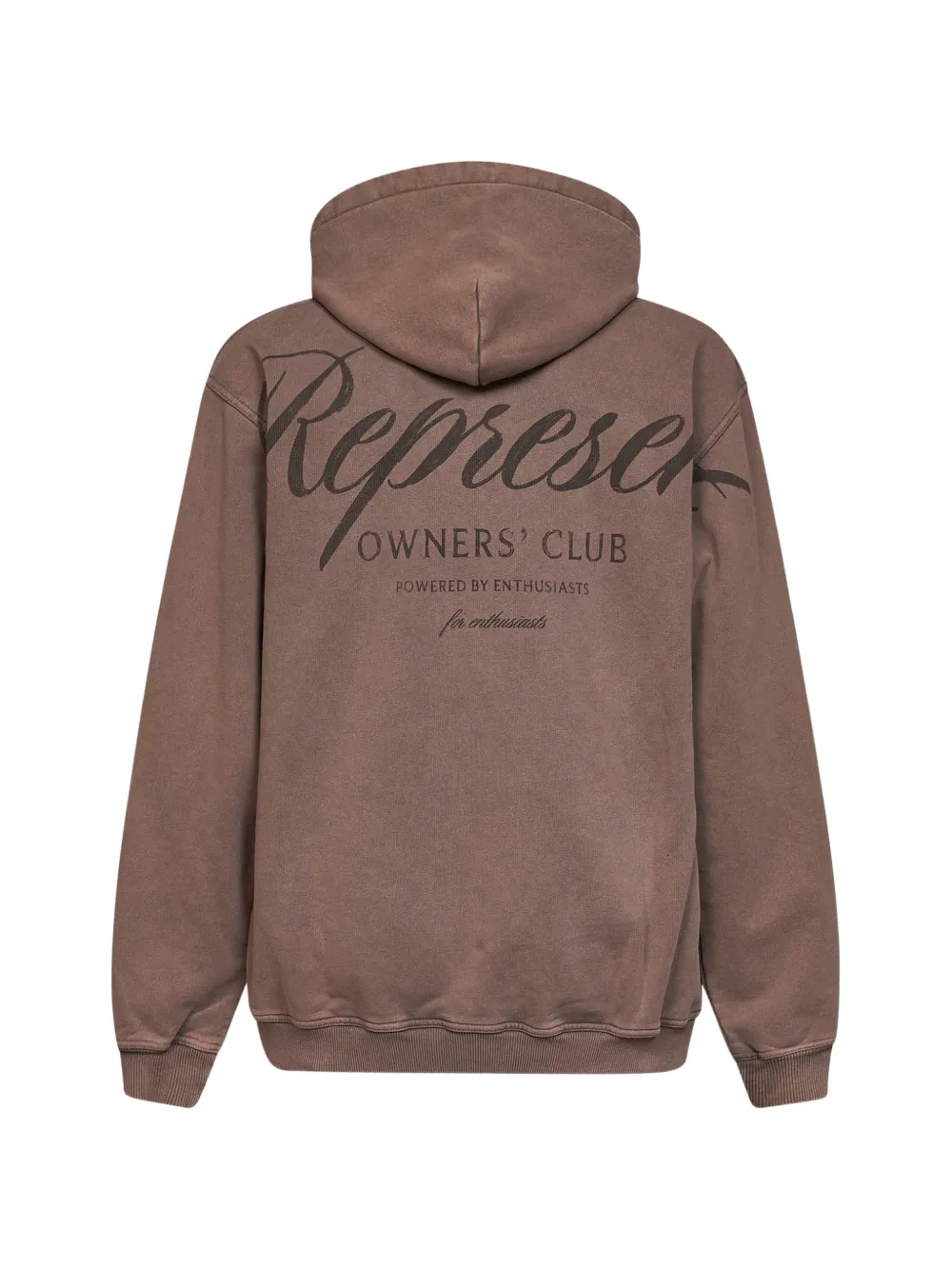 Represent Owners' Club logoprinten hoodie Bruin