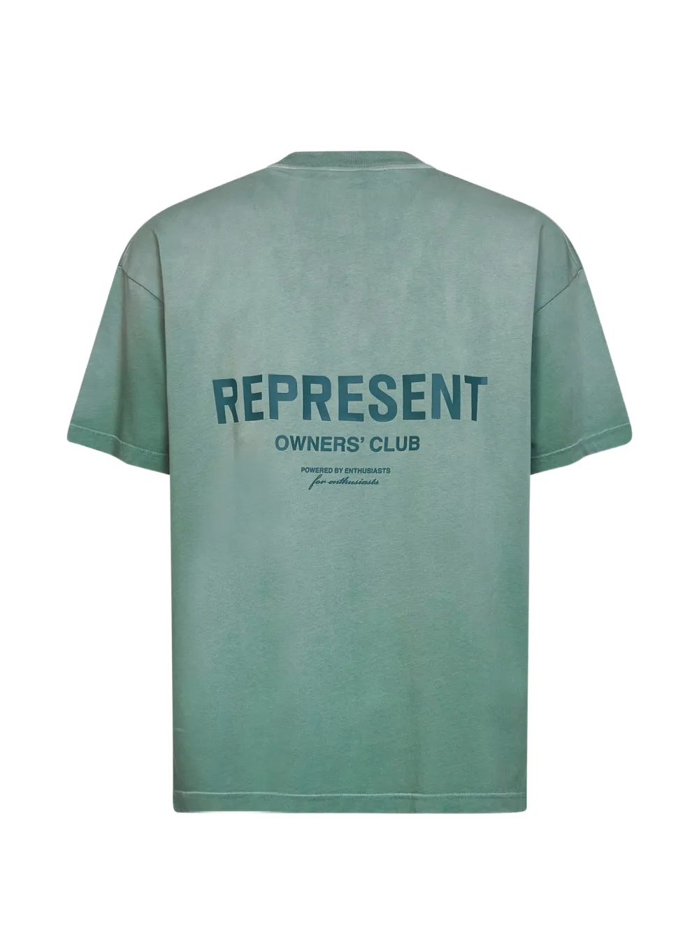 Represent T-shirt met logoprint Groen