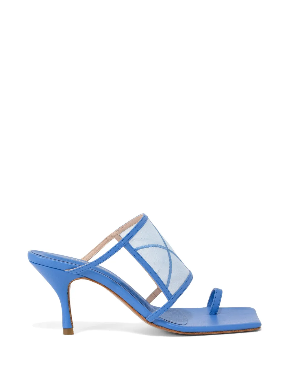 Andrea Wazen Tabaris Heeled Sandals In Blue