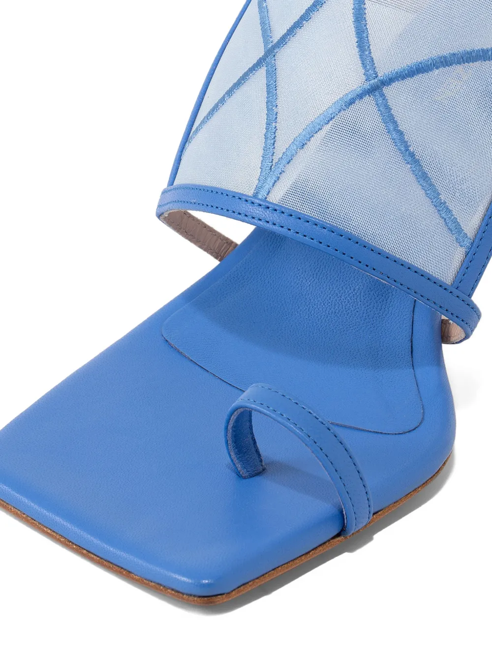 Andrea Wazen Tabaris heeled sandals Blauw