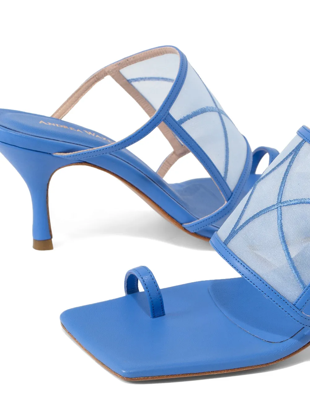 Andrea Wazen Tabaris heeled sandals Blauw