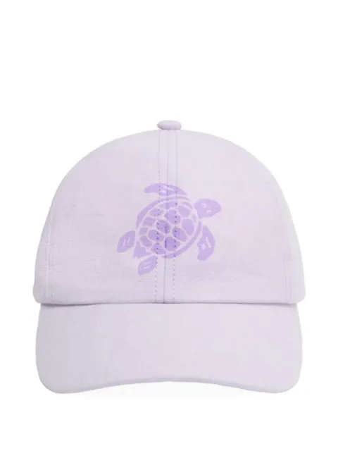 Vilebrequin logo-print linen baseball cap