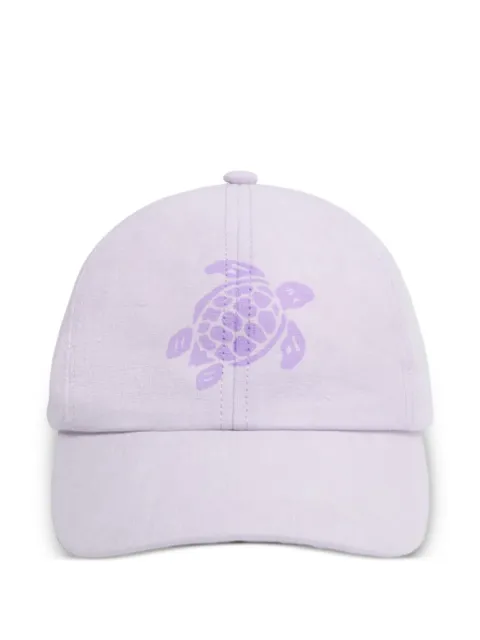 Vilebrequin logo-print linen baseball cap