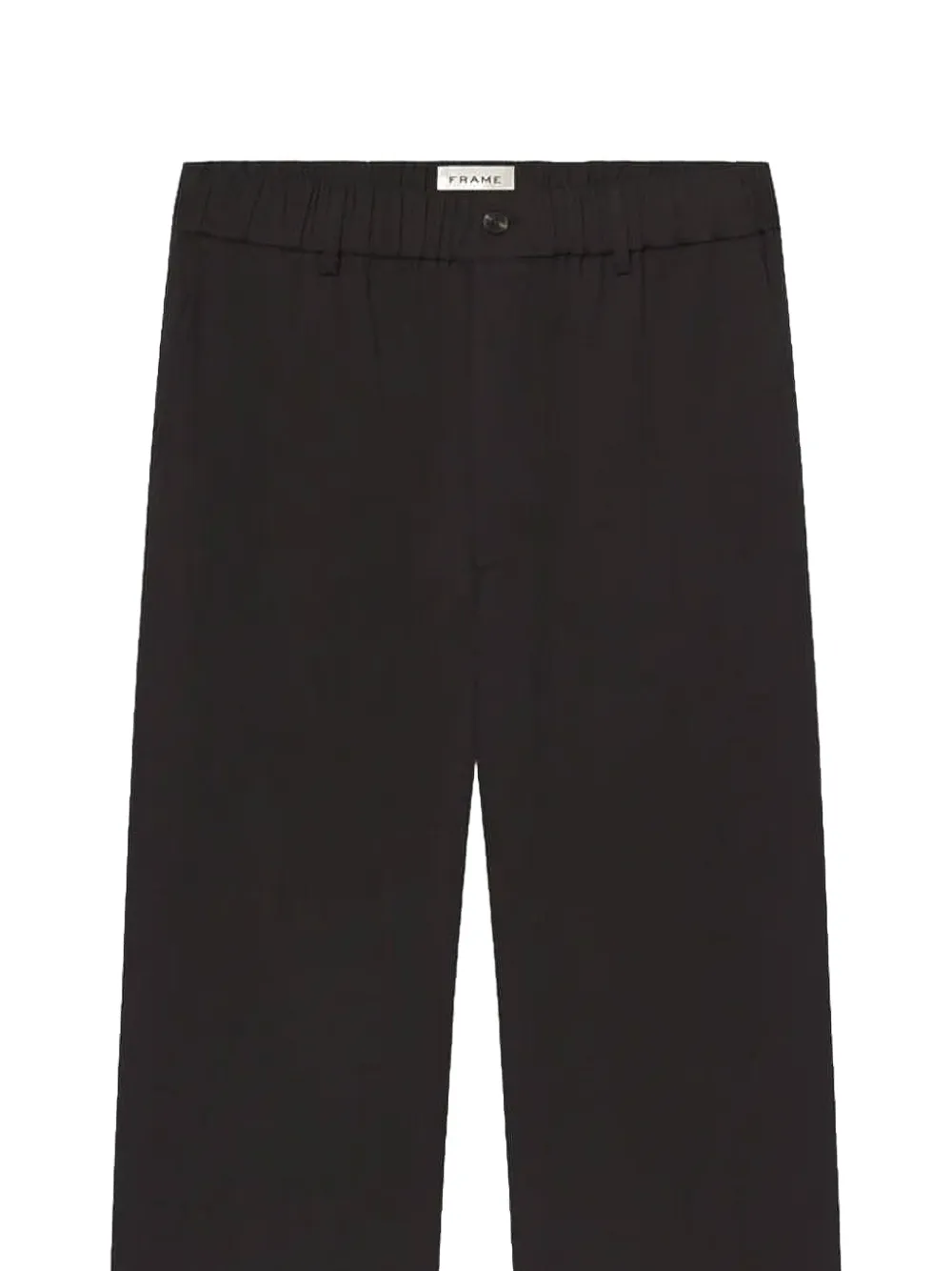 FRAME Ruimvallende katoenen broek Zwart