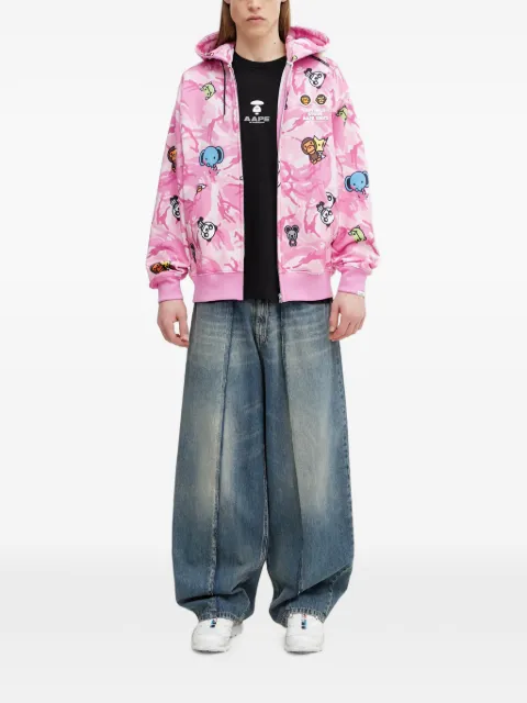 AAPE BY *A BATHING APE® Baby Milo camouflage-print hoodie