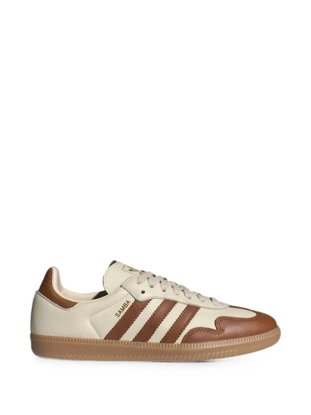 adidas Samba OG leather sneakers Beige