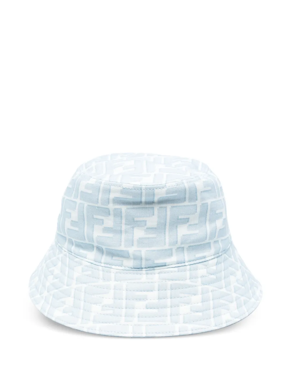 Fendi Kids Vissershoed met FF-logoprint Blauw