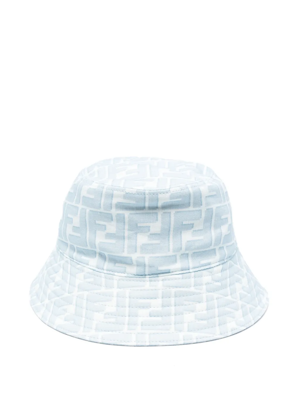 Fendi Kids モノグラム バケットハット | ブルー | FARFETCH JP